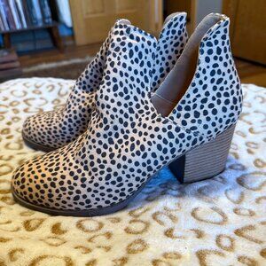 Women's Animal Print Booties